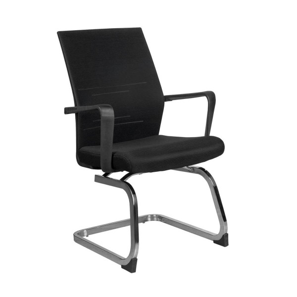 Кресло RCH G818, черная сетка, на полозьях
