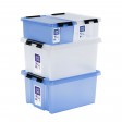 Контейнер с крышкой и клипсами 36 серия HOME прозрачно-голубой Rox Box