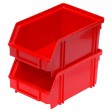 Пластиковый ящик для склада 170х105х75 красный