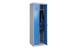 Шкаф для одежды ШРЭК 22-530 (корпус RAL7035, двери RAL5015)