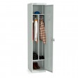 Шкаф для одежды ШРС 11-400 "N"с перегородкой (корпус RAL7035, двери RAL7035)