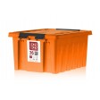Контейнер с крышкой Rox Box, 36 л, оранжевый
