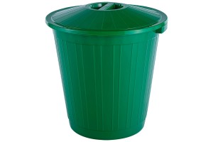 Мусорный бак 50 литров, зеленый