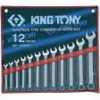 Набор комбинированных ключей, 8-22 мм, 12 предметов KING TONY 1212MR (Код: 1212MR)