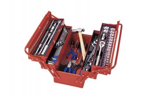 Набор инструментов универсальный, раскладной ящик, 65 предметов KING TONY 902-065MR01 (Код: 902-065M