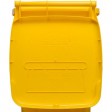 Мусорный контейнер (120л), желтый