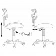 Кресло Бюрократ CH-299NX, серый, сиденье серое 15-48, сетка/ткань