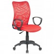 Кресло Бюрократ CH-599AXSN, красный TW-35N, сиденье красное TW-97N, сетка/ткань