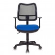 Кресло Бюрократ Ch-797AXSN, черный, сиденье синее 26-21, сетка/ткань