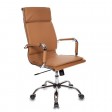 Кресло руководителя Бюрократ Ch-993, светло-коричневый, экокожа