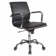 Кресло руководителя Бюрократ Ch-993-Low, черный, экокожа (низкая спинка)