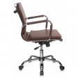 Кресло руководителя Бюрократ Ch-993-Low, коричневый, экокожа (низкая спинка)