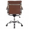 Кресло руководителя Бюрократ Ch-993-Low, коричневый, экокожа (низкая спинка)