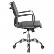 Кресло руководителя Бюрократ CH-993-Low, серый, экокожа (низкая спинка)