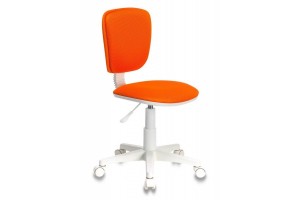 Кресло детское Бюрократ CH-W204NX, оранжевый TW-96-1