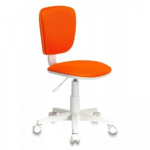 Кресло детское Бюрократ CH-W204NX, оранжевый TW-96-1