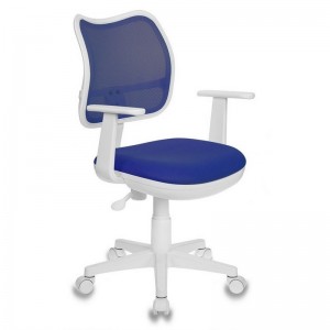 Кресло детское Бюрократ Ch-W797, синий, сиденье синее TW-10, сетка/ткань