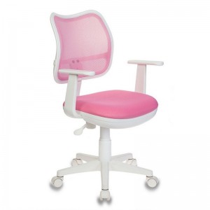 Кресло детское Бюрократ Ch-W797, розовый, сиденье розовое TW-13A, сетка/ткань