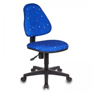 Кресло детское Бюрократ KD-4, синий космос