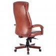 Кресло руководителя Бюрократ T-9922WALNUT, светло-коричневый Leather Eichel, кожа