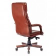 Кресло руководителя Бюрократ T-9927WALNUT, светло-коричневый Leather Eichel, кожа