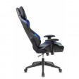 Кресло игровое Zombie VIKING 5 AERO, черный/синий, экокожа (с подголовником)