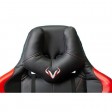 Кресло игровое Zombie VIKING 5 AERO, черный/красный, экокожа (с подголовником)