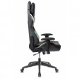 Кресло игровое Zombie VIKING 5 AERO, черный/белый, экокожа (с подголовником)