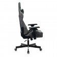 Кресло игровое Zombie VIKING 7 KNIGHT Fabric, черный, текстиль/экокожа (с подголовником)
