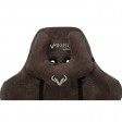 Кресло игровое Zombie VIKING KNIGHT Fabric, темно-коричневый Light-10 (с подголовником)