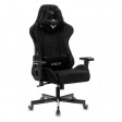 Кресло игровое Zombie VIKING KNIGHT Fabric, черный Light-20 (с подголовником)