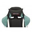 Кресло игровое Zombie VIKING TANK, черный/серый/белый, экокожа (с подголовником)