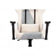 Кресло игровое Zombie VIKING X Fabric, белый/серо-голубой (с подголовником)