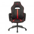 Кресло игровое Zombie A3, черный/красный, экокожа