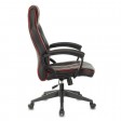Кресло игровое Zombie A3, черный/красный, экокожа