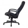 Кресло игровое Zombie 9, черный/серый, текстиль/экокожа