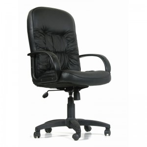 Офисное кресло Chairman 416, ЭКО, черный матовый