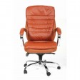 Офисное кресло Chairman 795, кожа коричневая