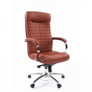 Офисное кресло Chairman 480, экокожа Terra 111, коричневый