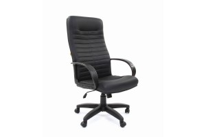 Офисное кресло Chairman 480 LT, экопремиум, черный