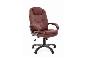 Офисное кресло Chairman 668, экопремиум коричневый