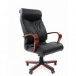 Офисное кресло Chairman 420, WD кожа, черная