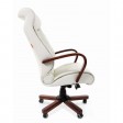 Офисное кресло Chairman 420, WD кожа, белая