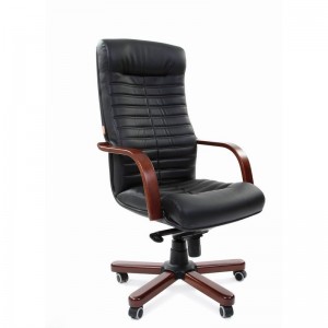Офисное кресло Chairman 480 WD, экопремиум, черный