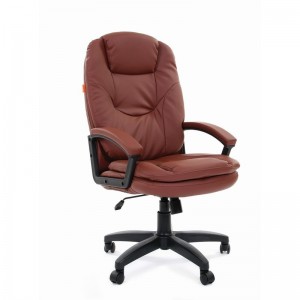 Офисное кресло Chairman 668 LT, экопремиум коричневый