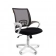 Офисное кресло Chairman 696, белый пластик TW-11/TW-01, черный