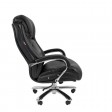 Офисное кресло Chairman 402, кожа черная