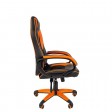 Офисное кресло Chairman game 16, экопремиум черный/оранжевый