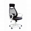 Офисное кресло Chairman 840, белый пластик TW11\TW-01, черный