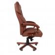 Офисное кресло Chairman 406, экопремиум коричневое